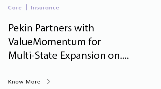 Pekin Partners with ValueMomentum for Multi-State Expansion on Guidewire Cloud